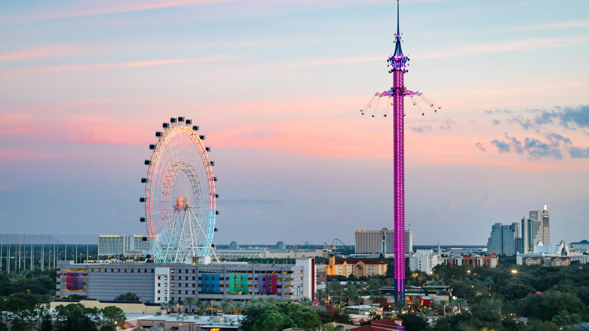area view of icon park