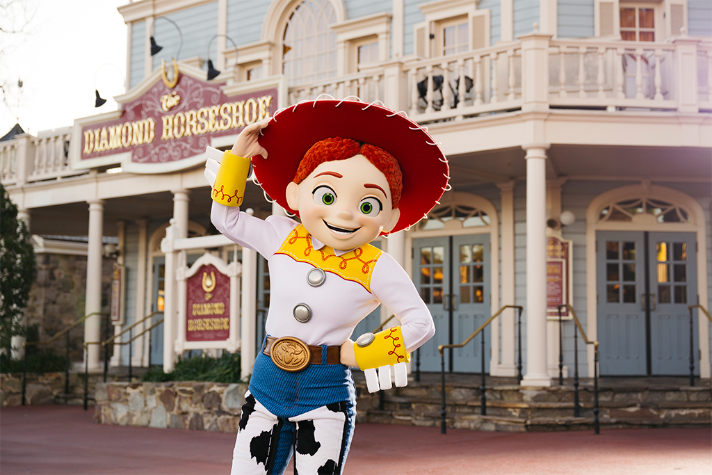 jessie character from the movie toy story at magic kingdom